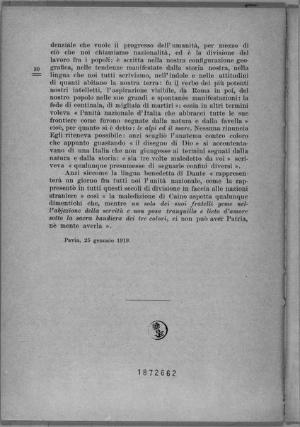 Il trattato di Rapallo. Discorso del senatore V. Zupelli pronunciato nella tornata del 16 dicembre 1920